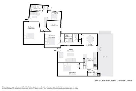 Photo of property in 2/41 Challen Close, Conifer Grove, Takanini, 2112