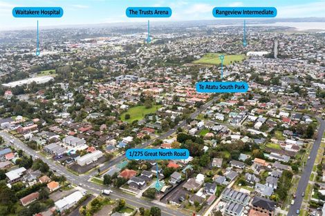 Photo of property in 1/275 Great North Road, Henderson, Auckland, 0612