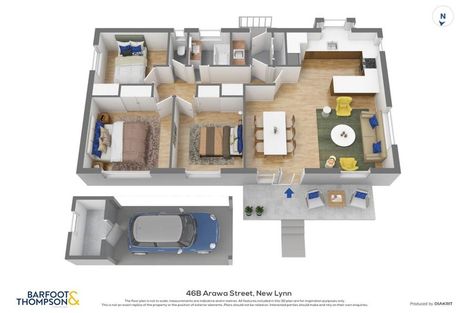 Photo of property in 2/46 Arawa Street, New Lynn, Auckland, 0600