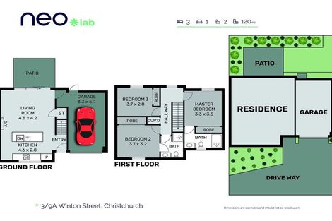 Photo of property in 3/9a Winton Street, Saint Albans, Christchurch, 8014