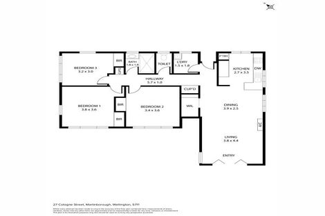 Photo of property in 27 Cologne Street, Martinborough, 5711