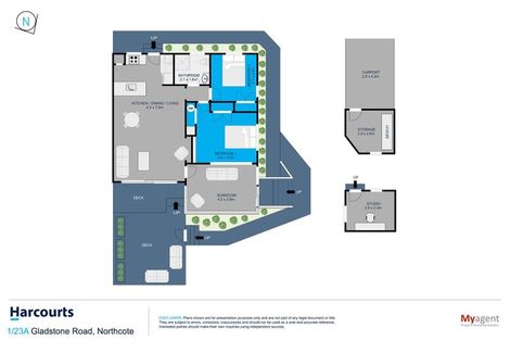 Photo of property in 1/23a Gladstone Road, Northcote, Auckland, 0627