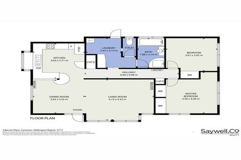 Photo of property in 3 Barrett Place, Carterton, 5713