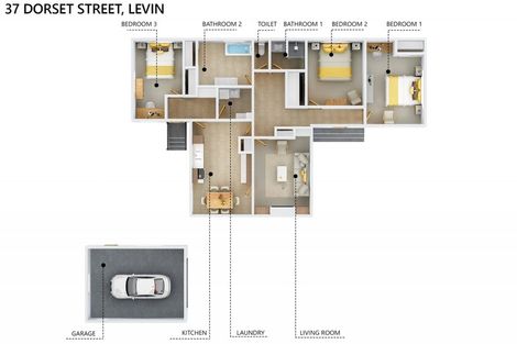 Photo of property in 37 Dorset Street, Levin, 5510