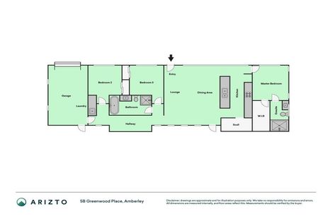 Photo of property in 5b Greenwood Place, Amberley, 7410