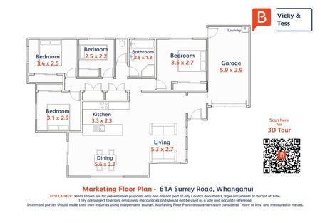 Photo of property in 61a Surrey Road, Springvale, Whanganui, 4501