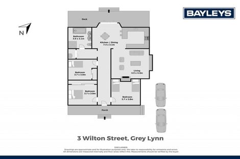 Photo of property in 3 Wilton Street, Grey Lynn, Auckland, 1021