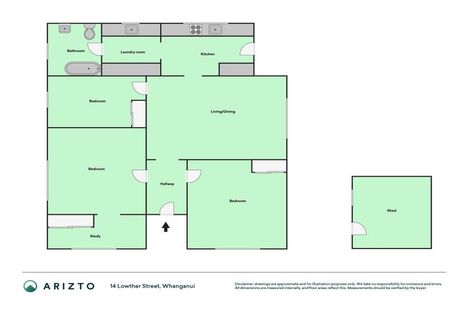 Photo of property in 14 Lowther Street, Whanganui, 4500