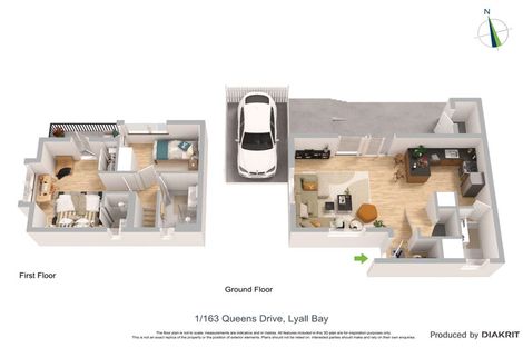 Photo of property in 1/163 Queens Drive, Lyall Bay, Wellington, 6022