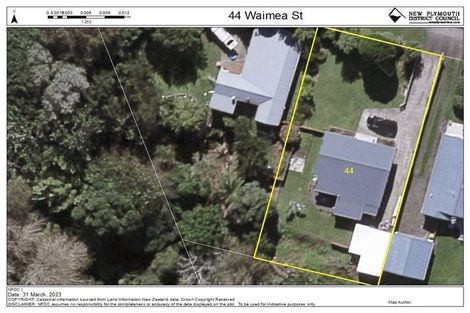 Photo of property in 44 Waimea Street, Westown, New Plymouth, 4310