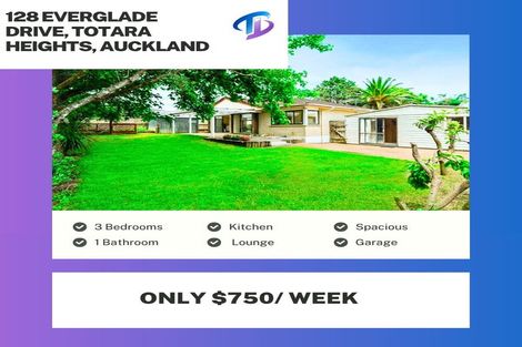 Photo of property in 128 Everglade Drive, Totara Heights, Auckland, 2105