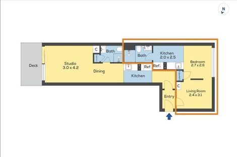 Photo of property in Queen's Residences, 2004/8 Airedale Street, Auckland Central, Auckland, 1010