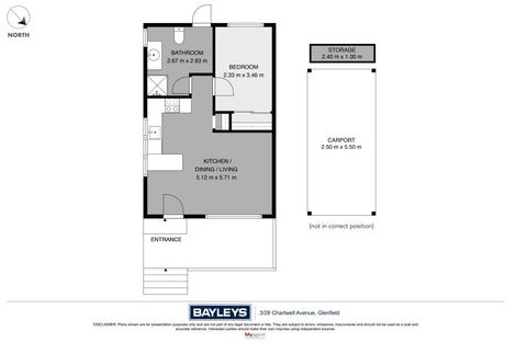 Photo of property in 3/28 Chartwell Avenue, Glenfield, Auckland, 0629