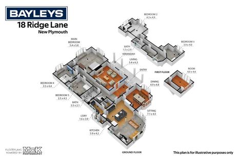 Photo of property in 18 Ridge Lane, New Plymouth, 4310