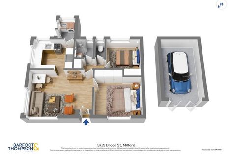 Photo of property in 3/15 Brook Street, Milford, Auckland, 0620