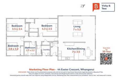 Photo of property in 44 Exeter Crescent, Springvale, Whanganui, 4501