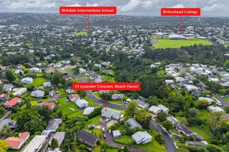 Photo of property in 14 Lysander Crescent, Beach Haven, Auckland, 0626