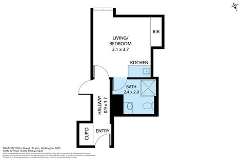 Photo of property in 704/212 Willis Street, Te Aro, Wellington, 6011