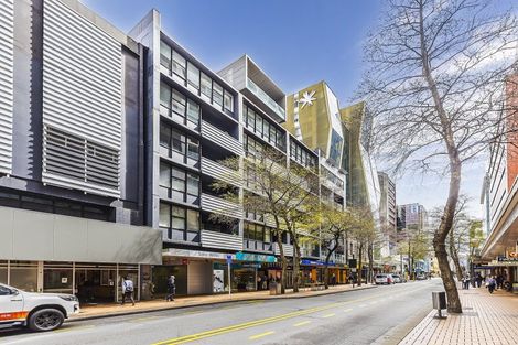 Photo of property in Gerondis Bldg Apartments, 402/60 Willis Street, Wellington Central, Wellington, 6011