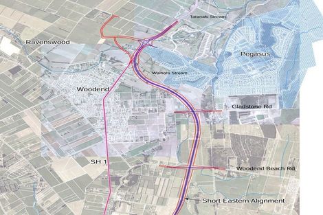 Photo of property in 2 Main North Road, Woodend, 7610