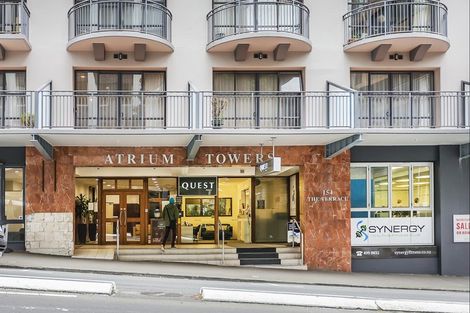 Photo of property in Atrium Towers, 5c/154 The Terrace, Wellington Central, Wellington, 6011