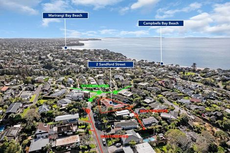 Photo of property in 2 Sandford Street, Campbells Bay, Auckland, 0630