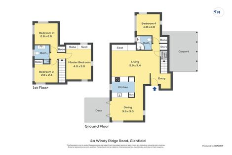 Photo of property in 4a Windy Ridge Road, Glenfield, Auckland, 0629