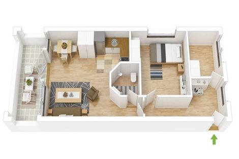 Photo of property in 244/21 Left Bank, Te Aro, Wellington, 6011