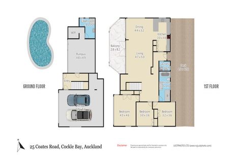Photo of property in 25 Coates Road, Cockle Bay, Auckland, 2014