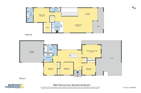 Photo of property in 38a Takutai Avenue, Bucklands Beach, Auckland, 2012