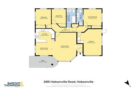 Photo of property in 285 Hobsonville Road, Hobsonville, Auckland, 0618