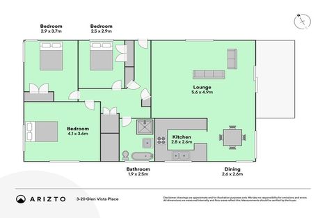 Photo of property in 3/20 Glen Vista Place, Bayview, Auckland, 0629