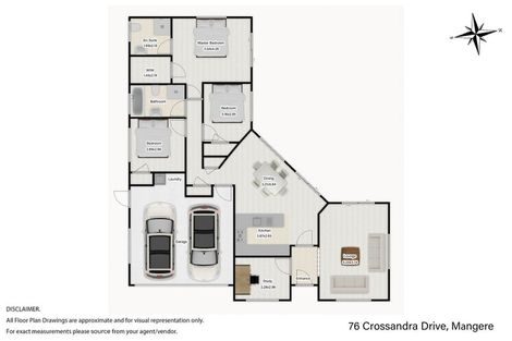 Photo of property in 76 Crossandra Drive, Mangere, Auckland, 2022