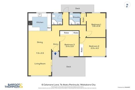 Photo of property in 6 Celsmere Lane, Te Atatu Peninsula, Auckland, 0610