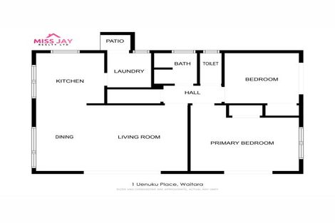 Photo of property in 1 Uenuku Place, Waitara, 4320