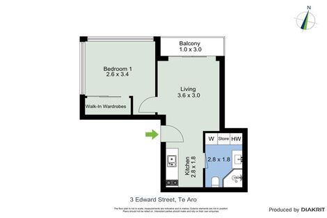 Photo of property in Edward Street Apartments, 55/3 Edward Street, Te Aro, Wellington, 6011