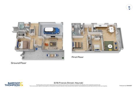 Photo of property in 3/41 Francis Street, Hauraki, Auckland, 0622