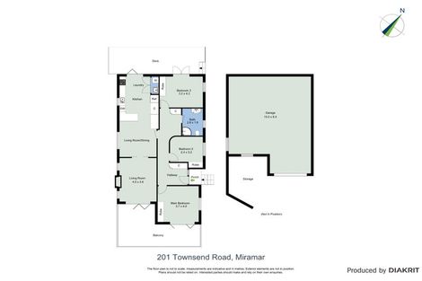 Photo of property in 201 Townsend Road, Miramar, Wellington, 6022