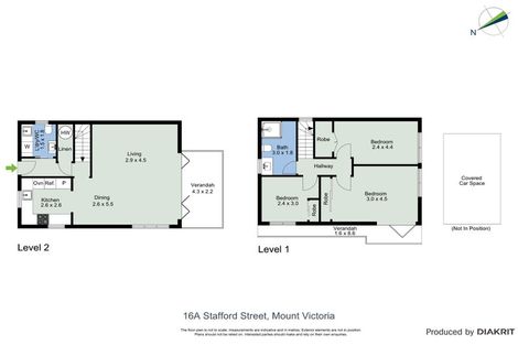 Photo of property in 16a Stafford Street, Mount Victoria, Wellington, 6011