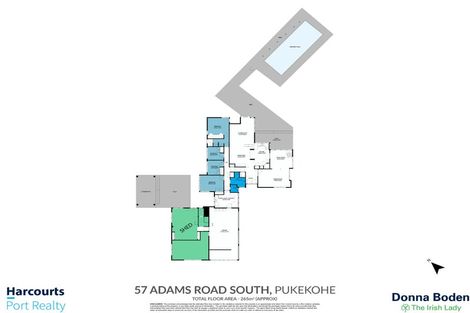 Photo of property in 57 Adams Road South, Pukekohe, 2120