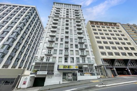 Photo of property in Terrace Heights Apartments, 11e/163 The Terrace, Wellington Central, Wellington, 6011