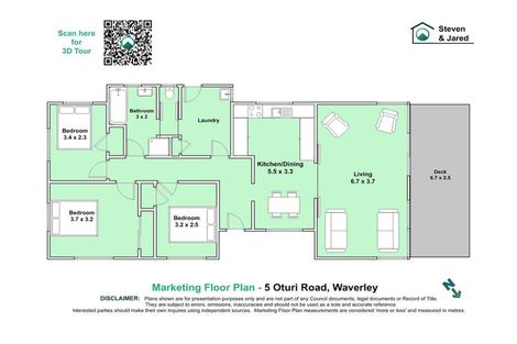 Photo of property in 5 Oturi Road, Waverley, 4510