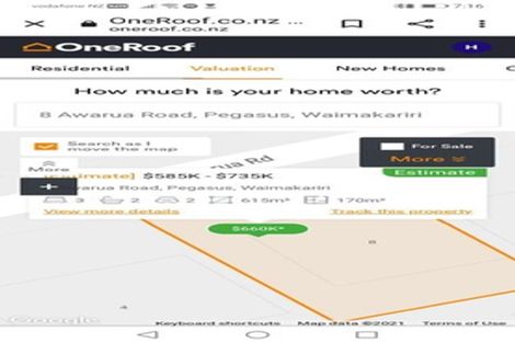 Photo of property in 8 Awarua Road, Pegasus, 7612