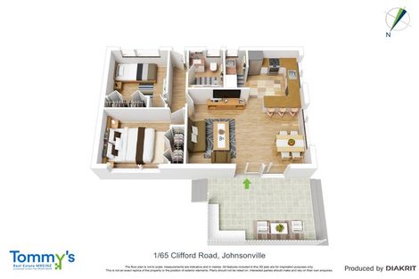 Photo of property in 1/65 Clifford Road, Johnsonville, Wellington, 6037