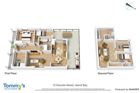 Photo of property in 12 Danube Street, Island Bay, Wellington, 6023