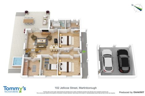 Photo of property in 102 Jellicoe Street, Martinborough, 5711