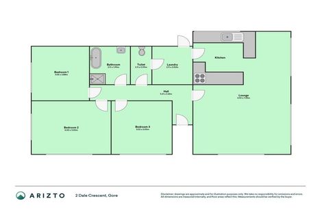 Photo of property in 2 Dale Crescent, East Gore, Gore, 9710