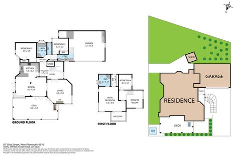 Photo of property in 87 Eliot Street, New Plymouth, 4310