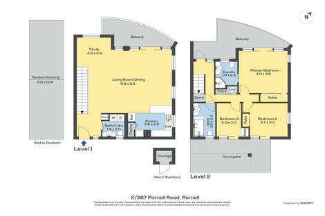 Photo of property in 2/387 Parnell Road, Parnell, Auckland, 1052