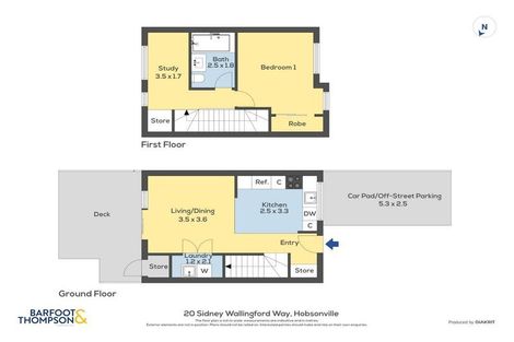 Photo of property in 20 Sidney Wallingford Way, Hobsonville, Auckland, 0616